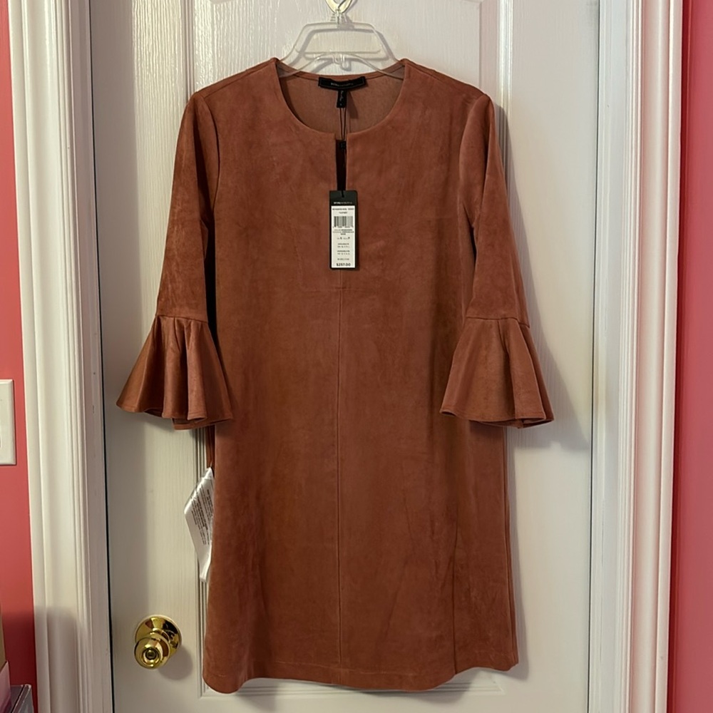 Pink Suede dress